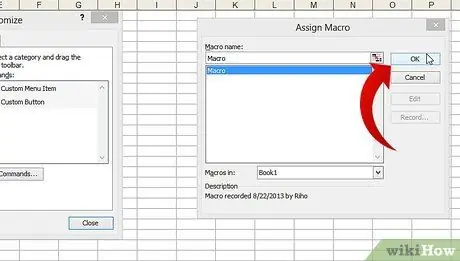 Erstellen Sie eine benutzerdefinierte Makroschaltfläche in Excel Schritt 14