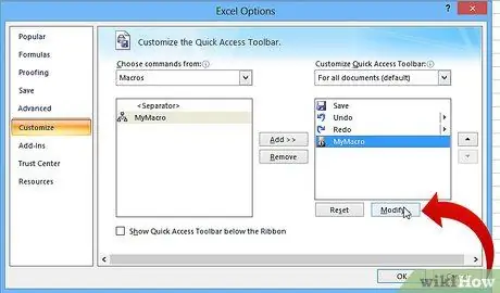 สร้างปุ่มมาโครแบบกำหนดเองใน Excel ขั้นตอนที่ 20