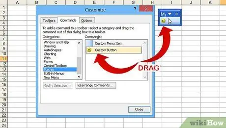 Creeu un botó de macro personalitzat a Excel Pas 8