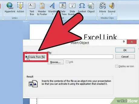 Link Excel til PowerPoint Trin 5