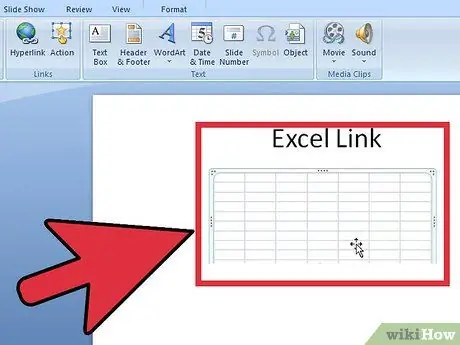 Povežite Excel s PowerPointom 8. korak