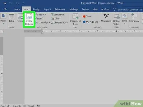 ClipArt hozzáadása a Microsoft Word programhoz 3. lépés