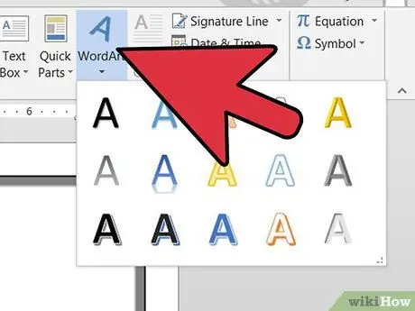 قم بعمل ملصق باستخدام Microsoft Word الخطوة 3