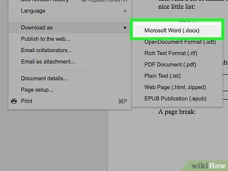 Convertiți un fișier RTF în document MS Word Pasul 20