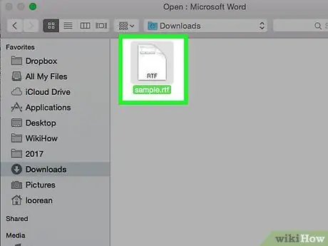 Converteer een RTF-bestand naar MS Word-document Stap 4