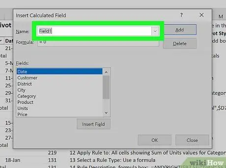 Magdagdag ng isang Haligi sa isang Pivot Table Hakbang 12