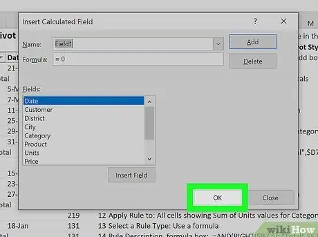 Magdagdag ng isang Haligi sa isang Pivot Table Hakbang 14