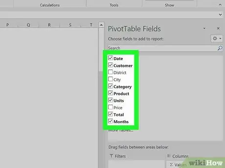 Magdagdag ng isang Haligi sa isang Pivot Table Hakbang 5