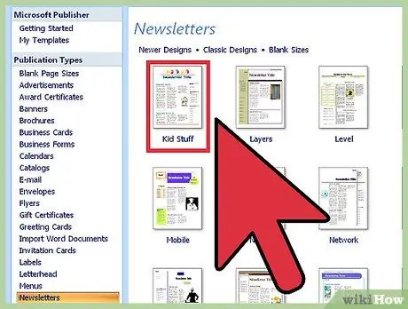 ใช้ Microsoft Publisher ขั้นตอนที่ 3