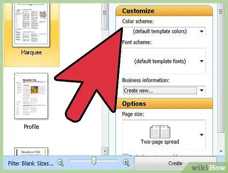 Microsoft Publisher 6 қадамын қолданыңыз