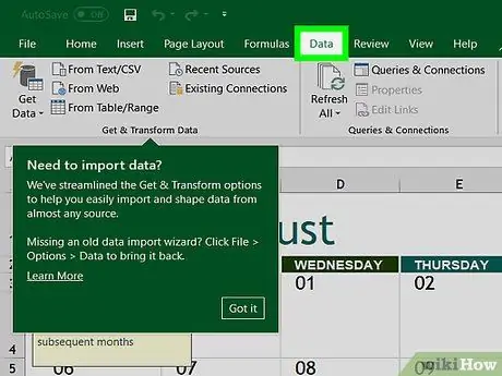 Hubungkan Excel ke Oracle Database Langkah 2