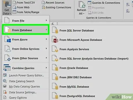 Sambungkan Excel ke Pangkalan Data Oracle Langkah 4