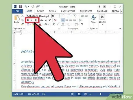 Pag-format ng isang Word Document Hakbang 13