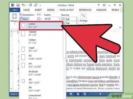 Formatirajte Wordov dokument 5. korak