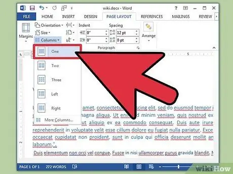 Formatirajte Wordov dokument 8. korak