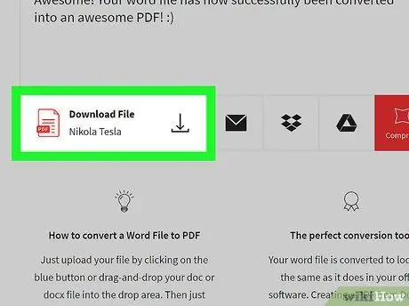 I-convert sa Microsoft Word Document sa PDF Format Hakbang 5