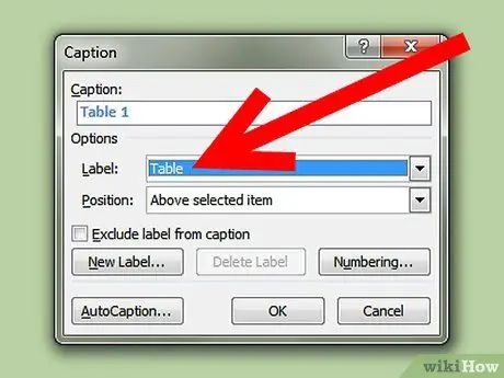 Add a Caption to a Table in Word Step 5