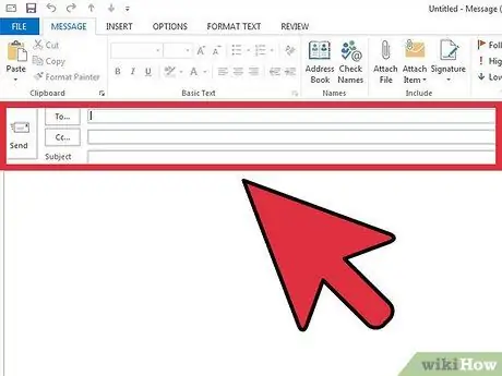 Tambahkan Gambar ke Email Outlook Langkah 3