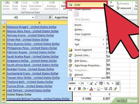 Opret en valutaomregner med Microsoft Excel Trin 11