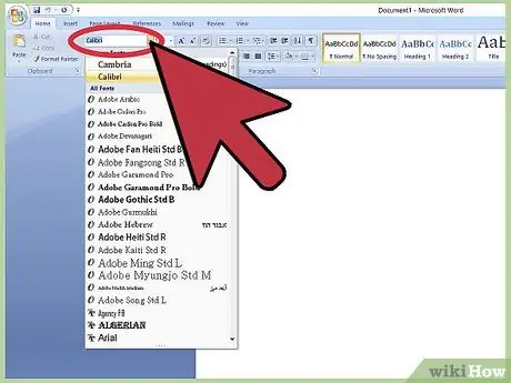 Gunakan Microsoft Word Langkah 6