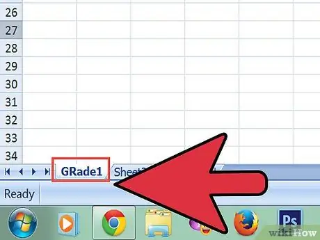 Tsim Gradebook ntawm Microsoft Excel Kauj Ruam 9