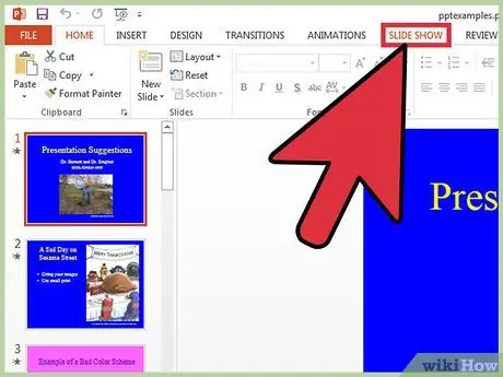 Sembunyikan Slaid dalam Persembahan PowerPoint Langkah 3