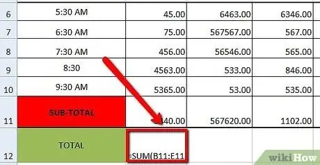 Make a Spreadsheet Step 20