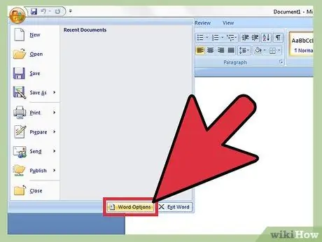 Deaktivieren oder löschen Sie die Liste der zuletzt verwendeten Dokumente in Microsoft Word oder Excel Schritt 2