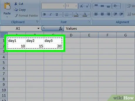 Legg data til en pivottabell Trinn 9