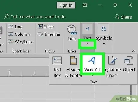 Vstavite vodni žig v Excel 3. korak