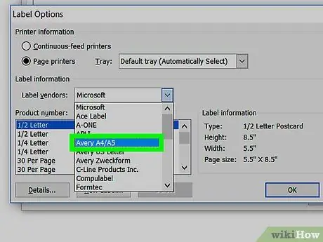 Cetak Label Avery di Microsoft Word di PC atau Mac Langkah 6