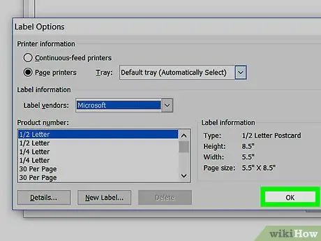 Print Avery Labels in Microsoft Word on PC or Mac Step 7