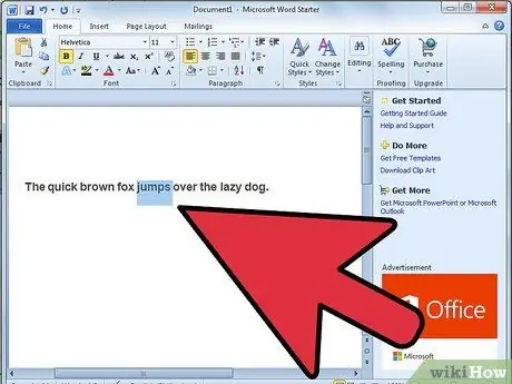 Microsoft Word Adım 4 -də Tezaurusdan istifadə edin