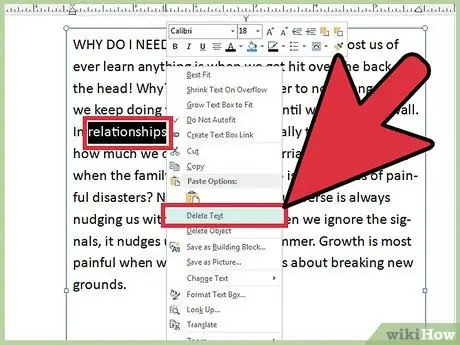 Buang Kata Hubung di Microsoft Publisher Langkah 3