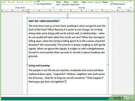 Buang Kata Sambungan di Microsoft Publisher Langkah 4