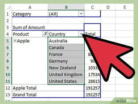 เพิ่มแถวใน Pivot Table ขั้นตอนที่ 9