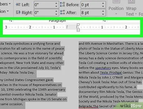 Maak twee kolomme in Word Stap 6