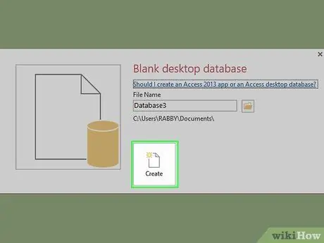 Create a Database from an Excel Spreadsheet Step 30