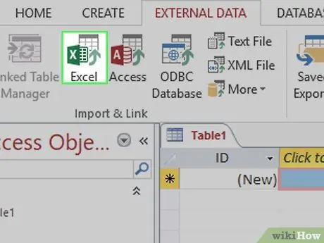 Create a Database from an Excel Spreadsheet Step 7