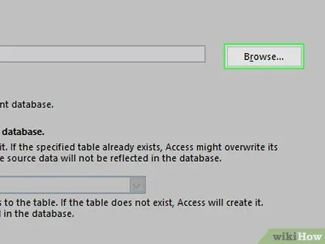 Create a Database from an Excel Spreadsheet Step 8