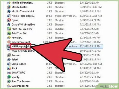 Zip u PowerPoint datoteku Korak 15