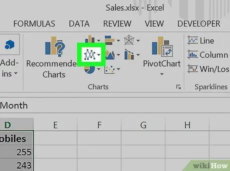 Buat Graf Garisan dalam Microsoft Excel Langkah 6