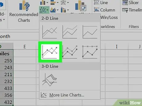 Make a Line Graph in Microsoft Excel Step 8