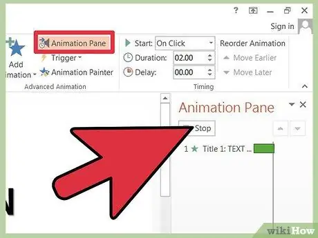 Textübergänge in Powerpoint Schritt 7 hinzufügen