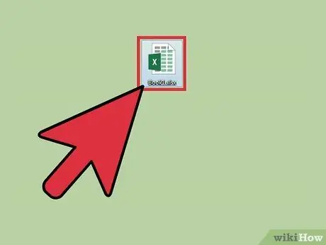 Imprimer une partie d'une feuille de calcul Excel Étape 1