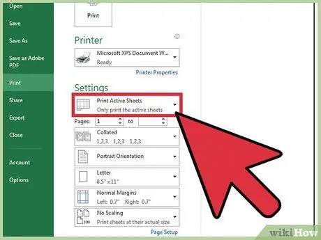 Een deel van een Excel-spreadsheet afdrukken Stap 11