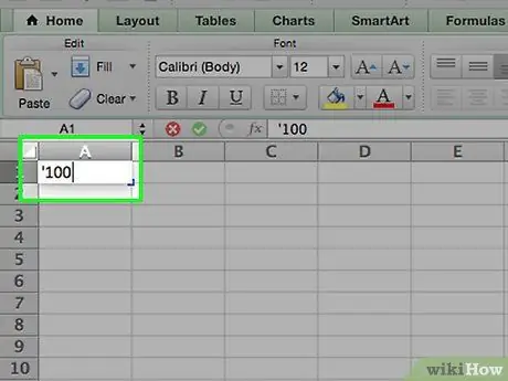 Prevent Excel from Removing Leading & Trailing Zeros Step 1