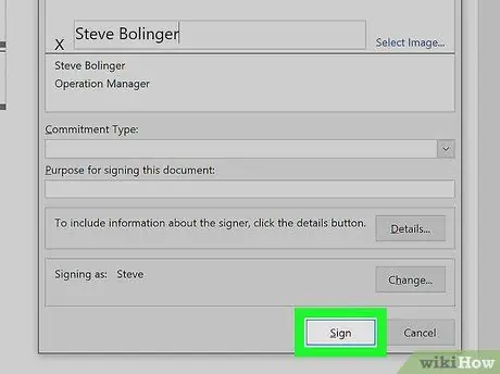 Legg til en digital signatur i et MS Word -dokument Trinn 27