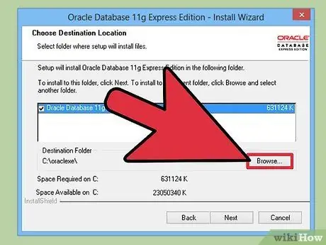 Installera Oracle Express Edition 11G Steg 6