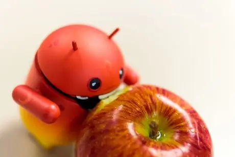 Android eating Apple